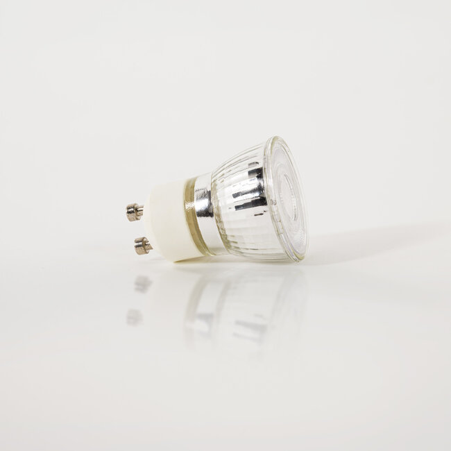 Lichtbron LED GU10 dimbaar Ø3,5cm Transparant glas