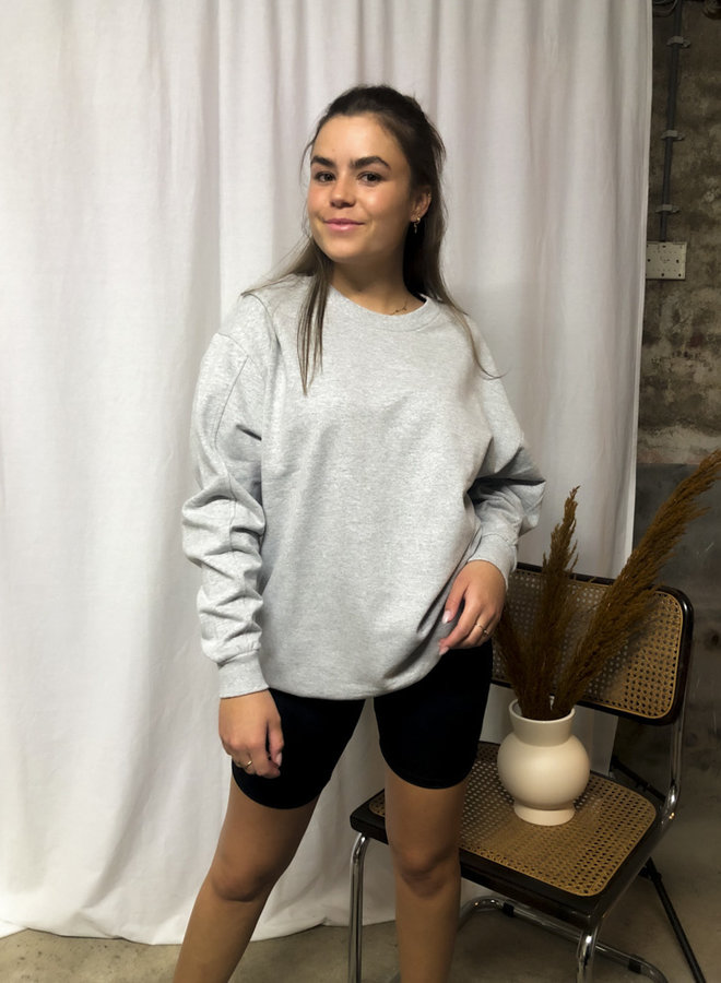24COLOURS - Oversized Sweater Grey (50677d)
