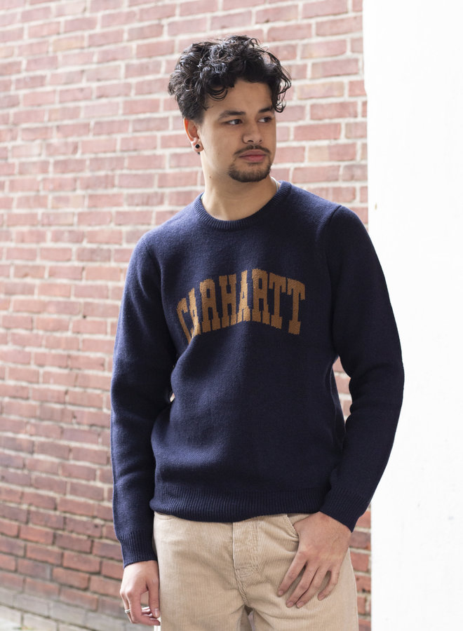 Carhartt Men - University Script Sweater 80/20 - Dark Navy