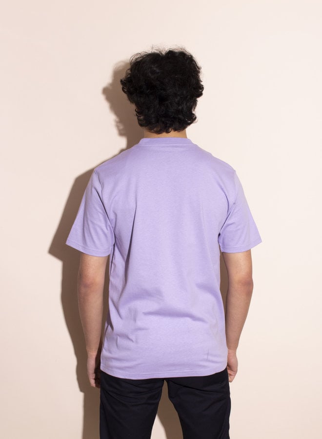 S/S Multi Star Script T-shirt - Soft Lavender