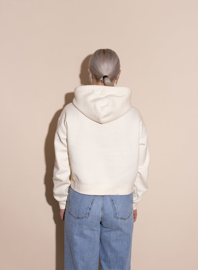 Bubble Cropped Hood - Unbleached