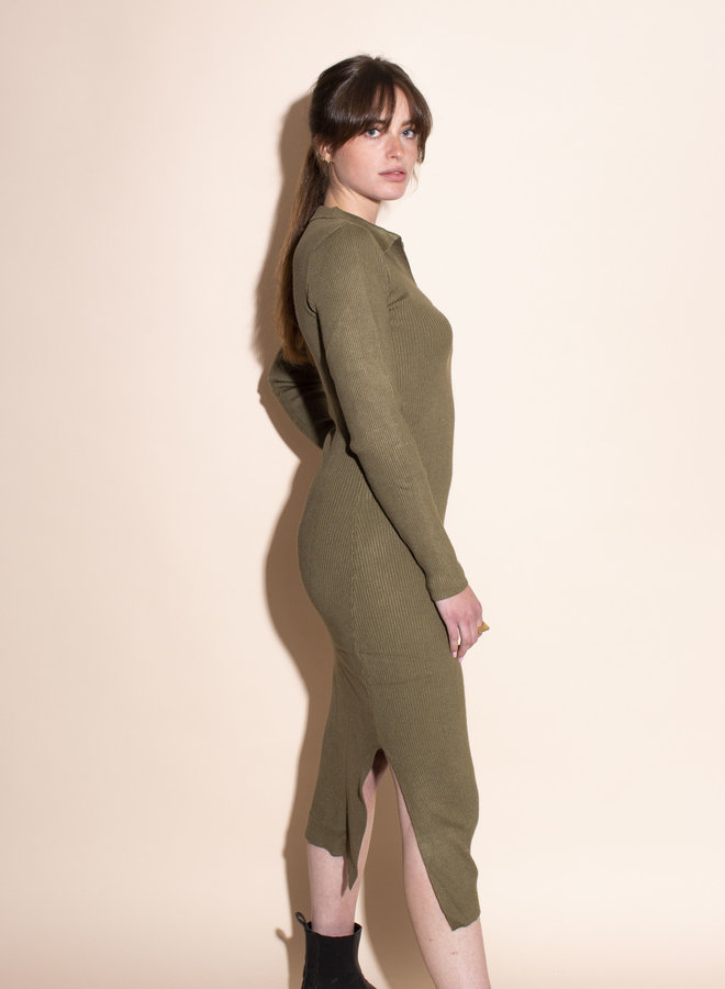 Mikaela Dress - Army Green