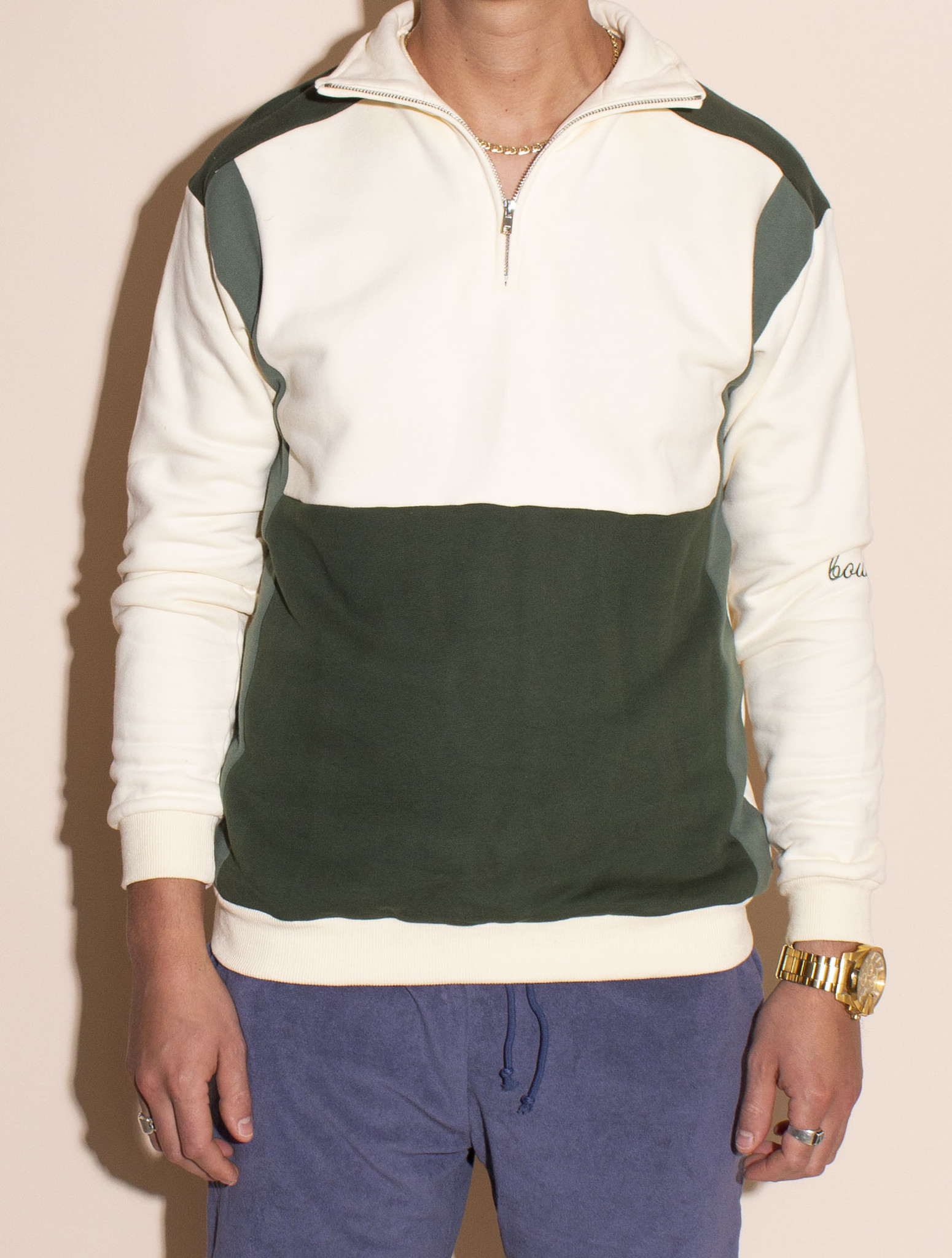 stussy panel zip jacket