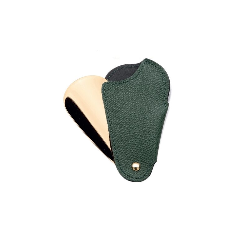 Walking Sticks Shoehorn LEATHER GREEN