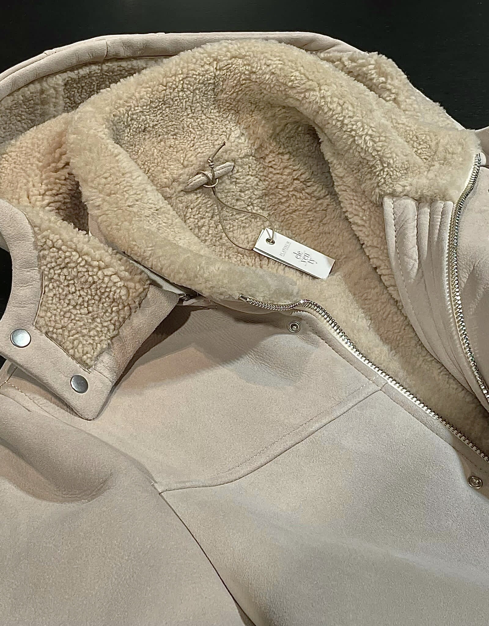 Eleventy ELEVENTY COAT SUEDE LIGHT BEIGE D75CAPD01 SHY0D003