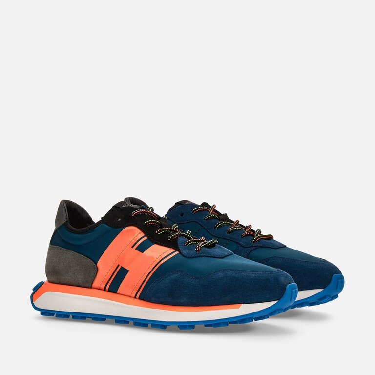Hogan Sneakers Hogan H601 Light Blue Grey Orange HXM6070EG034B7
