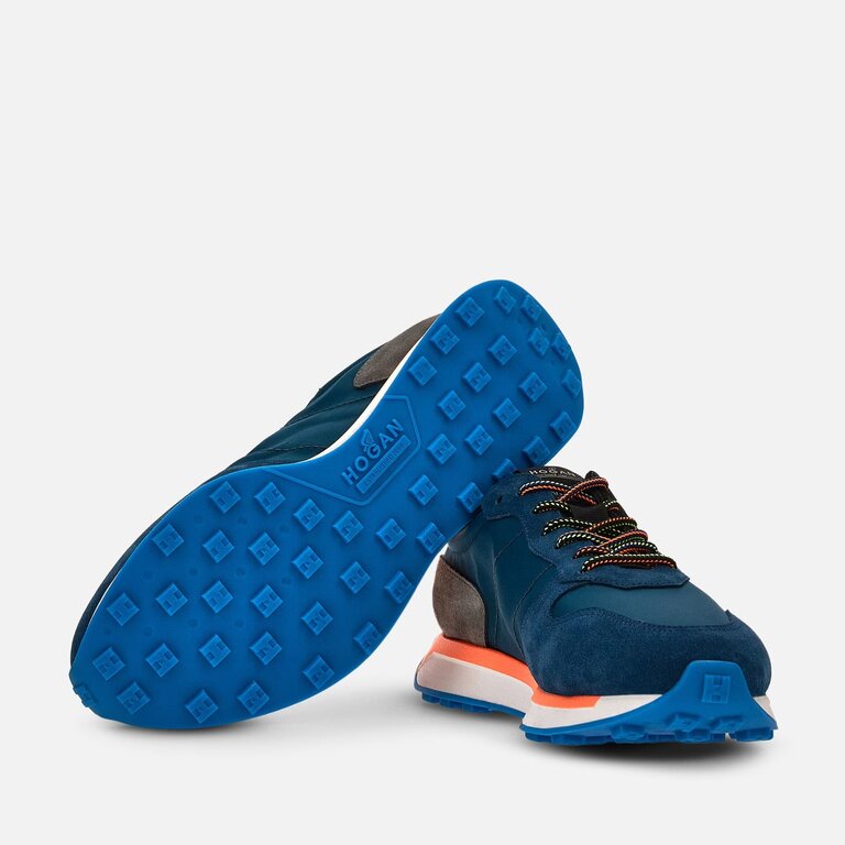 Hogan Sneakers Hogan H601 Light Blue Grey Orange HXM6070EG034B7