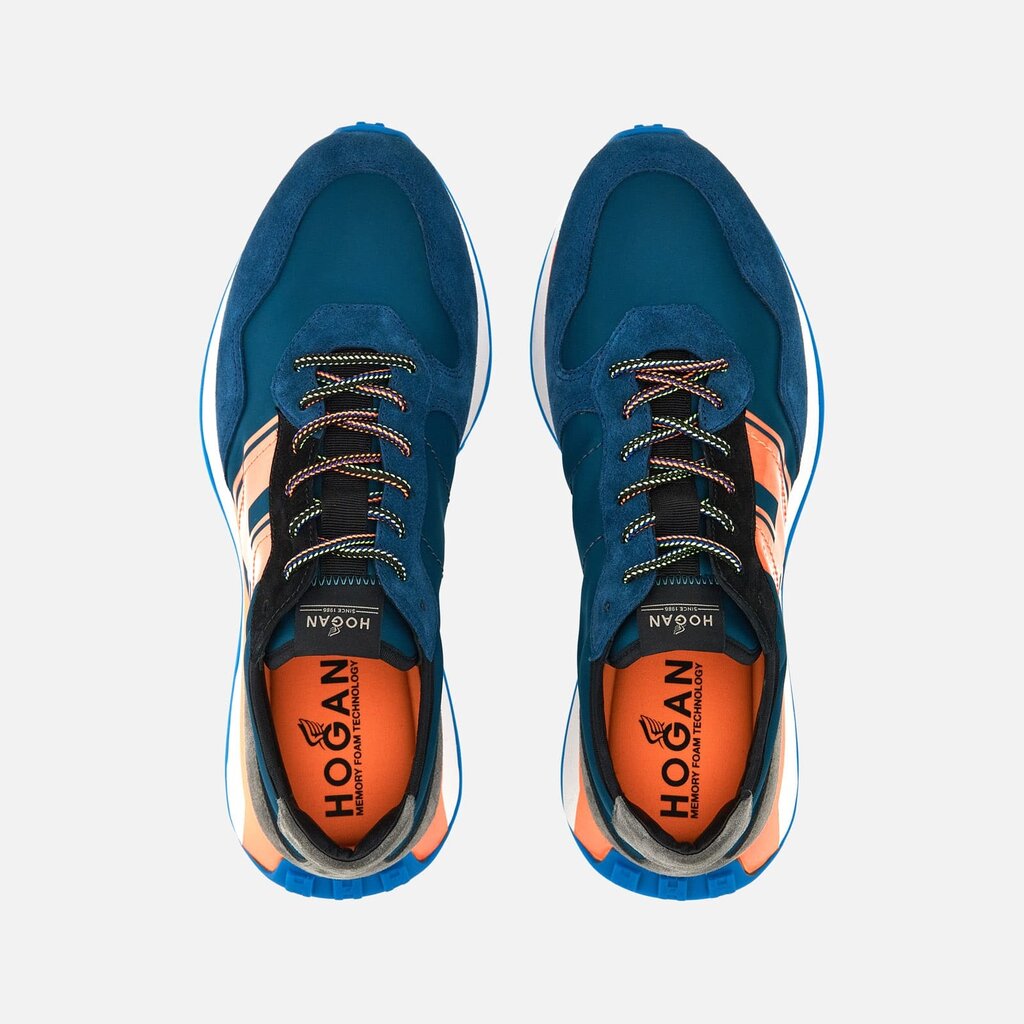 Hogan Sneakers Hogan H601 Light Blue Grey Orange HXM6070EG034B7