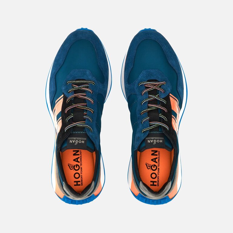 Hogan Sneakers Hogan H601 Light Blue Grey Orange HXM6070EG034B7