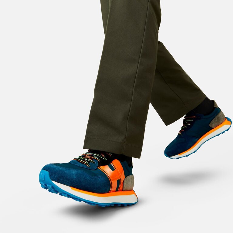 Hogan Sneakers Hogan H601 Light Blue Grey Orange HXM6070EG034B7