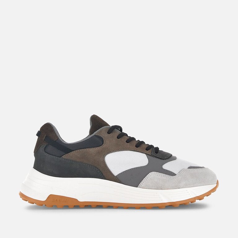 Hogan HOGAN Sneakers Hyperlight Brown Grey White HXM5630DM90264