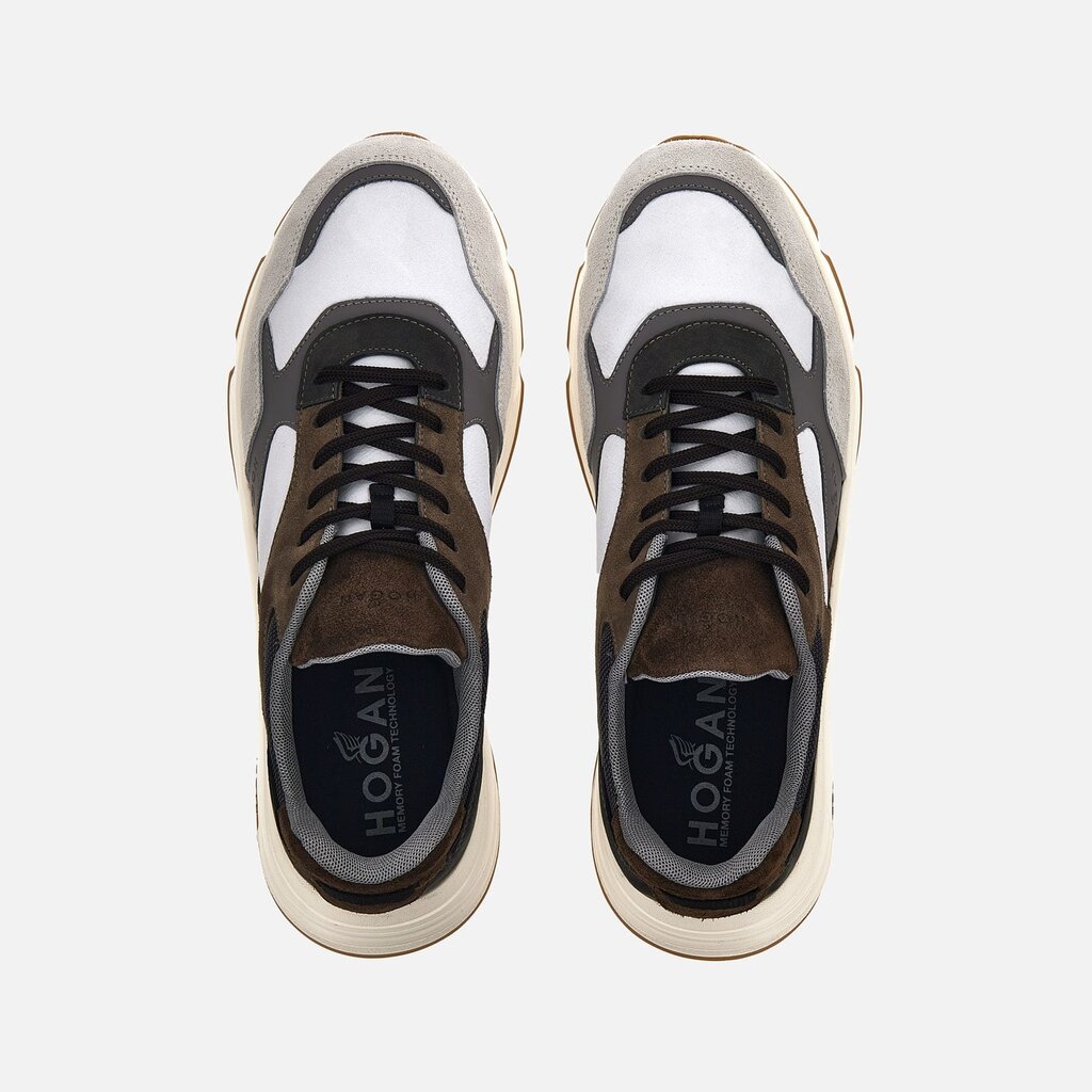 Hogan HOGAN Sneakers Hyperlight Brown Grey White HXM5630DM90264