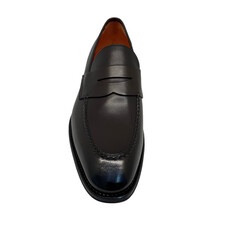Santoni SANTONI Penny Loafers in Leather