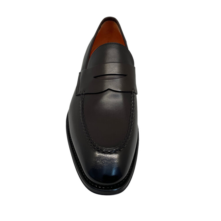 Santoni SANTONI Mocassins Penny en cuir