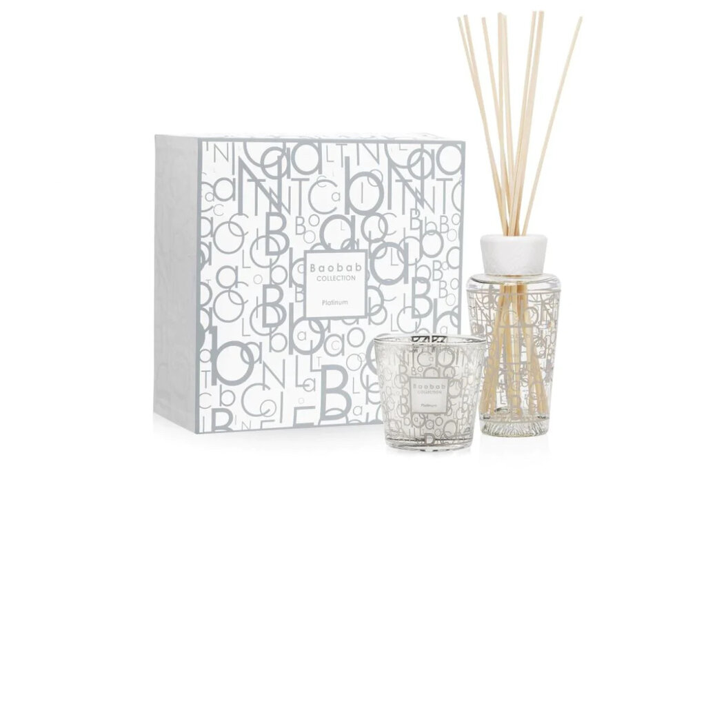 Baobab Baobab Gift Box Candle + Diffuser Platinum