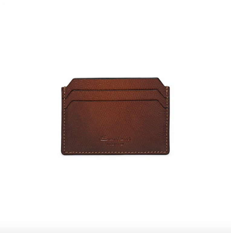 Santoni SANTONI Card Holder in leather