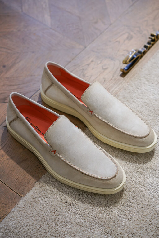Santoni SANTONI Suede Loafers