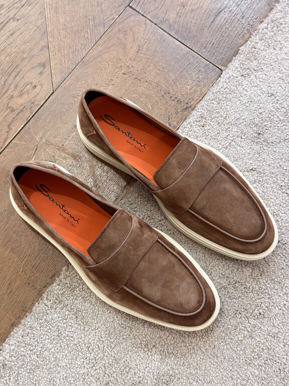 Santoni SANTONI Shoes Mocassin Penny MGDT19051TICSEAA