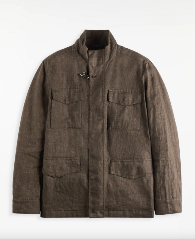 Fay FAY Vest Safari Field Jacket NAM19500440WXGS602