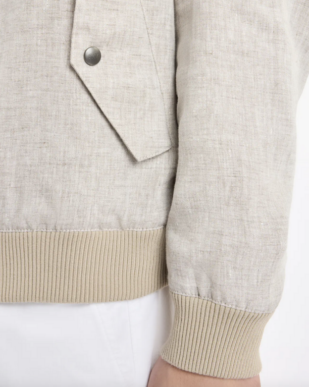 Fay FAY Vest Bomber LINEN NAM11500170WXGC205