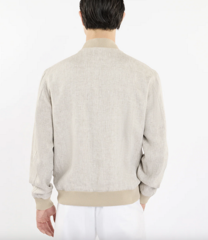 Fay FAY Vest Bomber LINEN NAM11500170WXGC205