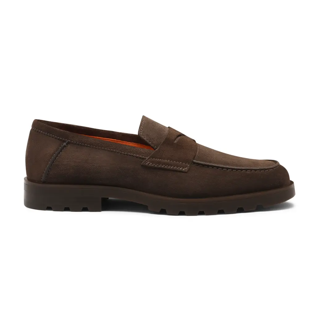 Santoni SANTONI Suede Loafers