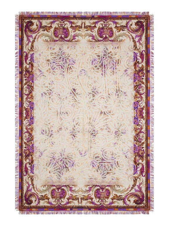 Pierre Louis Mascia Silk Scarf ALOEUW 135x195