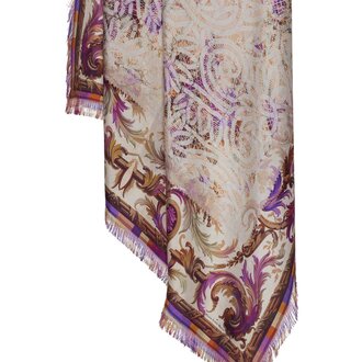 Pierre Louis Mascia Silk Scarf ALOEUW 135x195