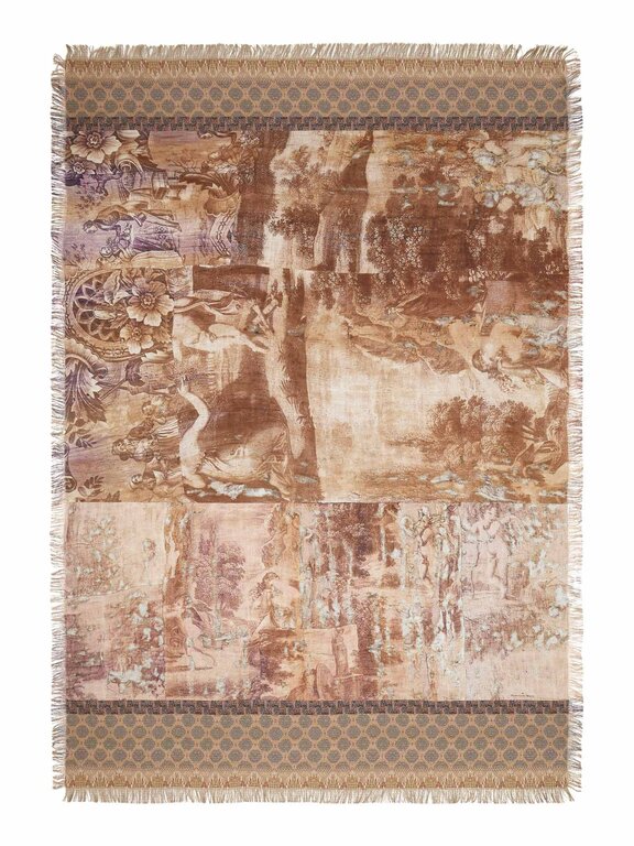 Pierre Louis Mascia Echarpe en soie ALOEUW 135x195