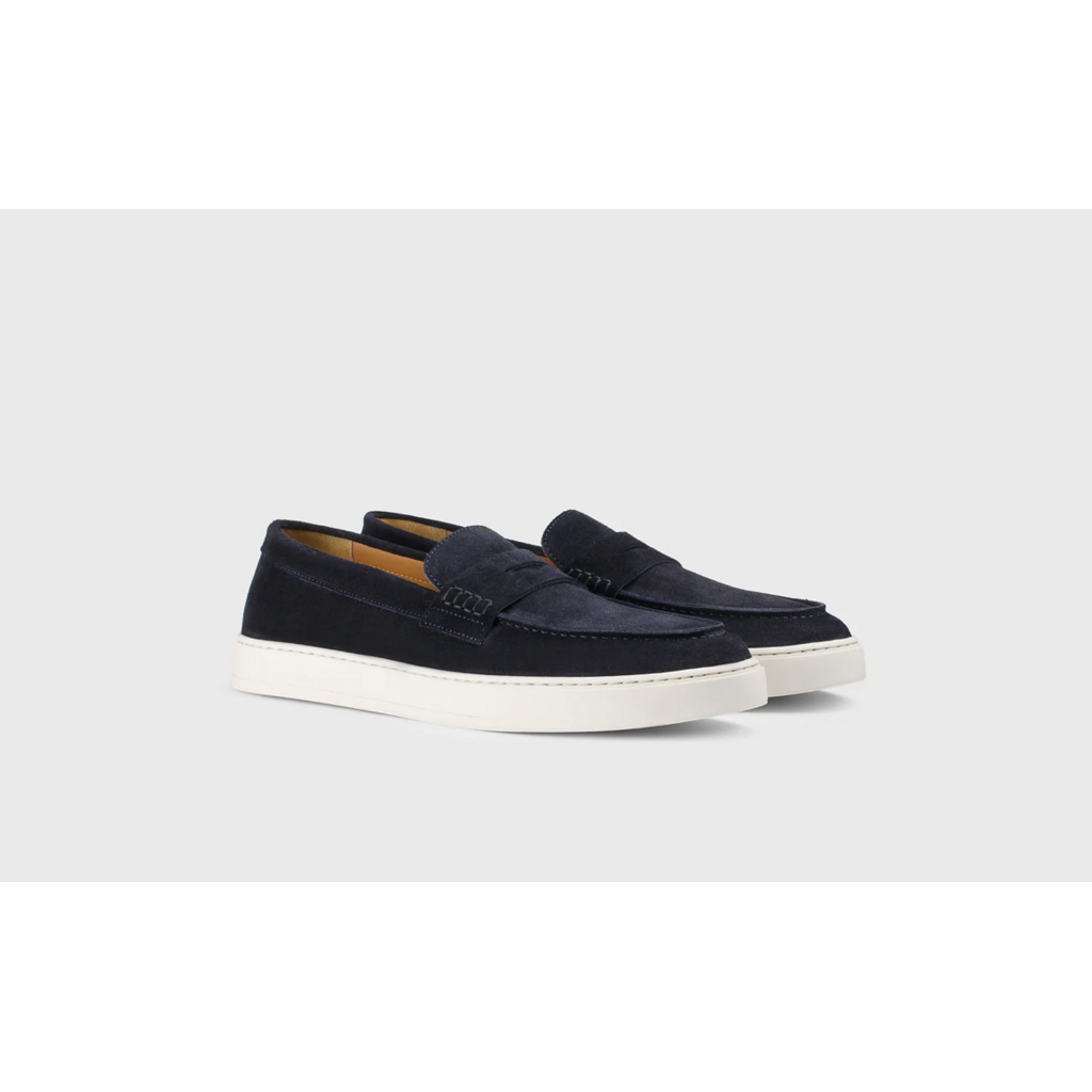 Doucal's DOUCAL'S Mocassins Penny en daim