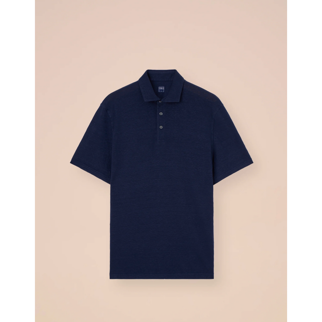 Fedeli FEDELI Linen Flex Short Sleeve Polo