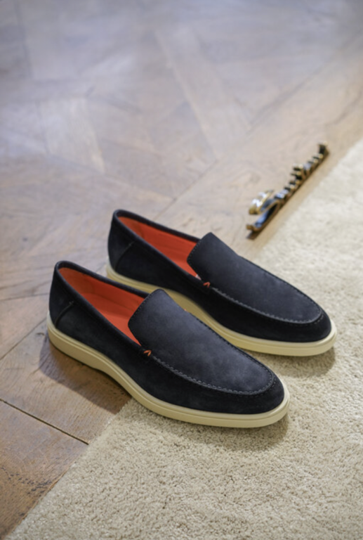Santoni SANTONI Suede Loafers