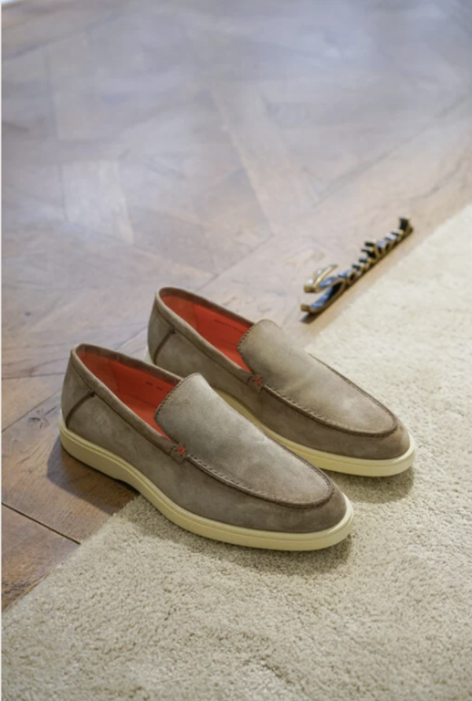 Santoni SANTONI Suede Loafers