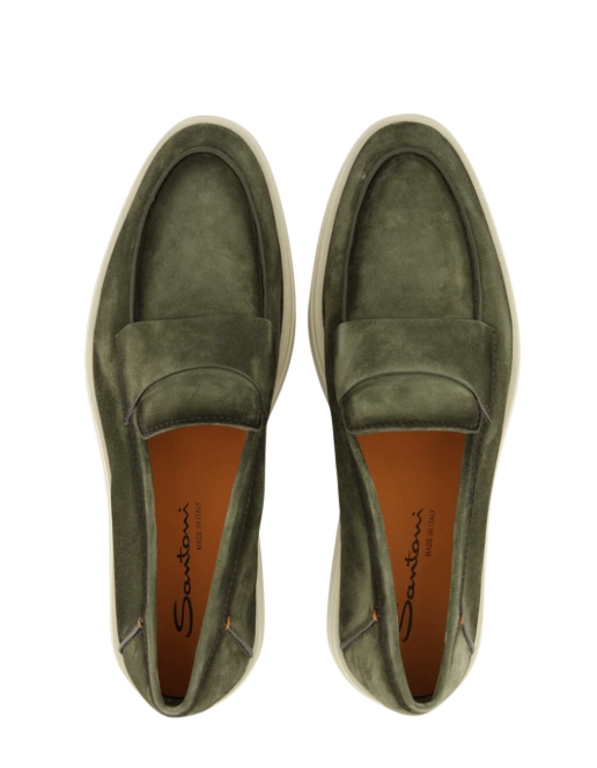 Santoni SANTONI Mocassins en daim