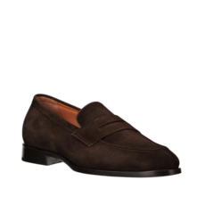 Santoni SANTONI Penny Loafers in suede