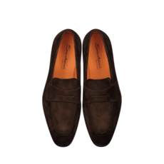 Santoni SANTONI Penny Loafers in suede
