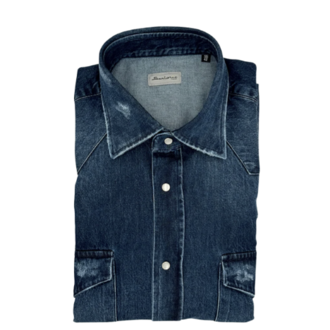 Sartorio SARTORIO Chemise en denim - Dark Blue