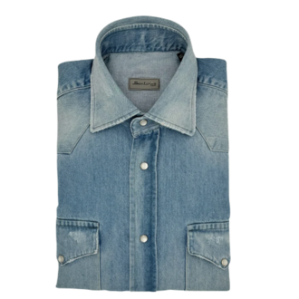 Sartorio SARTORIO Chemise en denim - Light Blue