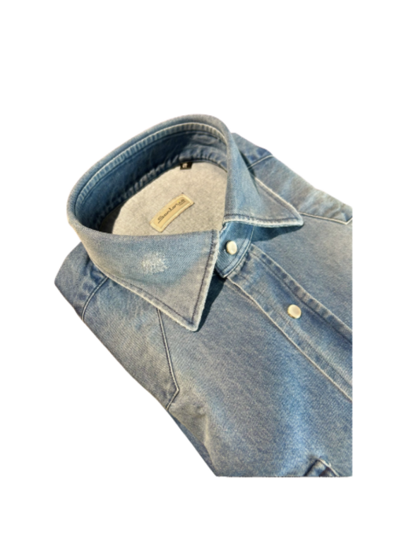 Sartorio SARTORIO Chemise Texas en denim - Medium Blue