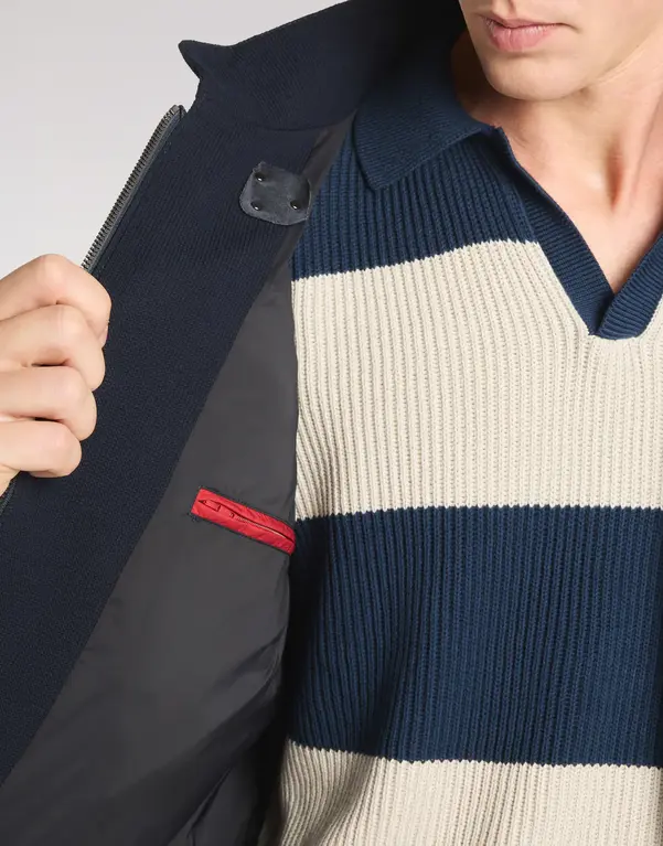 Fay FAY SHORT FIELD JACKET TRAVEL NAM0452042JWYE U808 BLUE