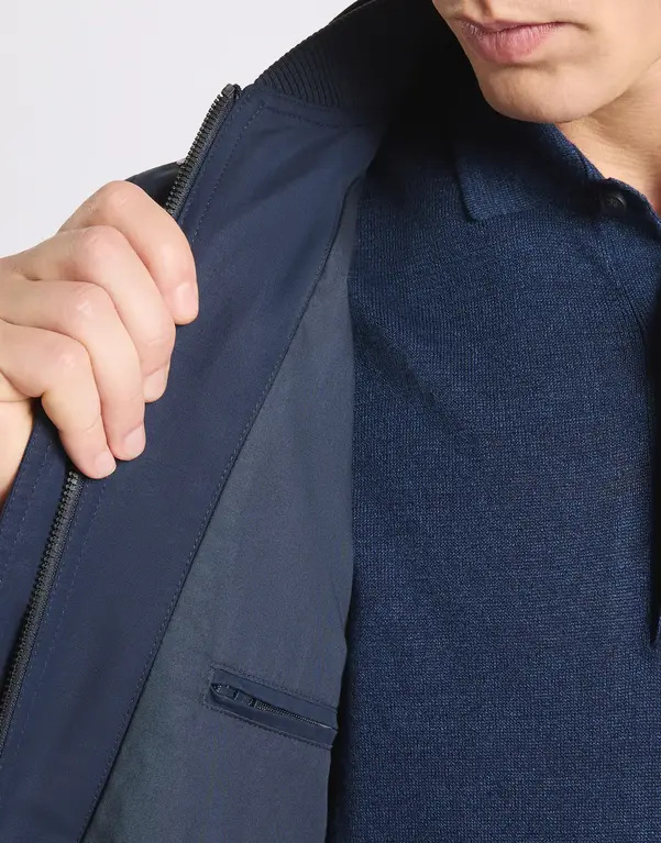 Fay FAY BOMBER JACKET NAM11520140XLZ U807 BLUE