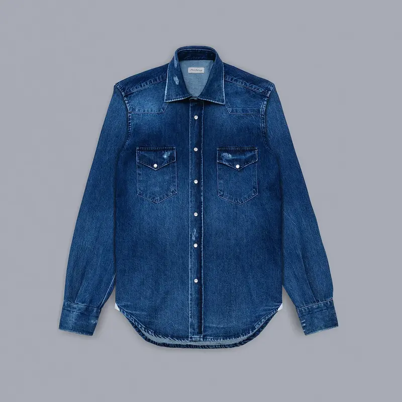 Sartorio SARTORIO Denim Shirt - Dark Blue
