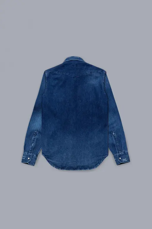 Sartorio SARTORIO Chemise en denim Texas - Dark Blue