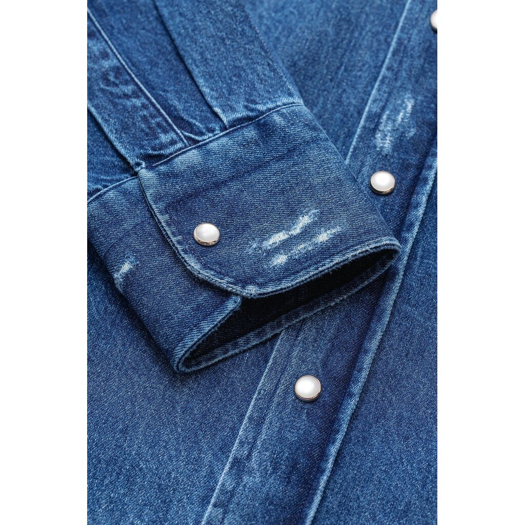 Sartorio SARTORIO Chemise en denim Texas - Dark Blue
