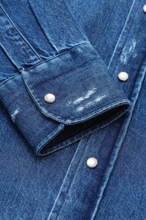 Sartorio SARTORIO Denim Shirt Texas  - Dark Blue