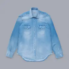 Sartorio SARTORIO Chemise en denim Texas - Light Blue