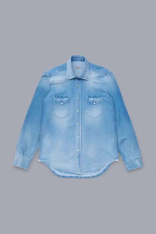 Sartorio SARTORIO Chemise en denim Texas - Light Blue