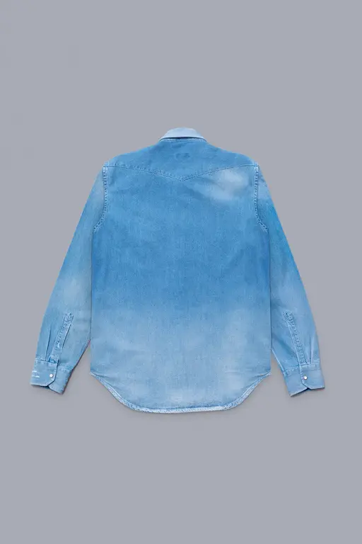 Sartorio SARTORIO Chemise en denim Texas - Light Blue
