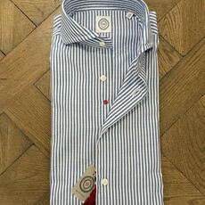 Bolzonella Oxford Shirt 4000 - white and blue Stripes