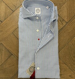 Bolzonella Oxford Shirt 4000 - white and blue Stripes